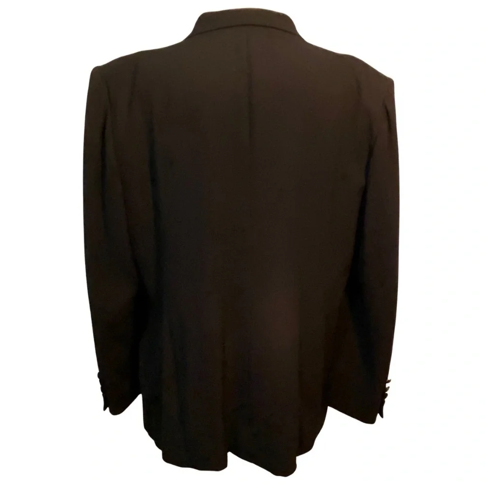 Vintage Ralph Lauren preppy dark navy Blazer with Gold horse Crest - Picture 3 of 5